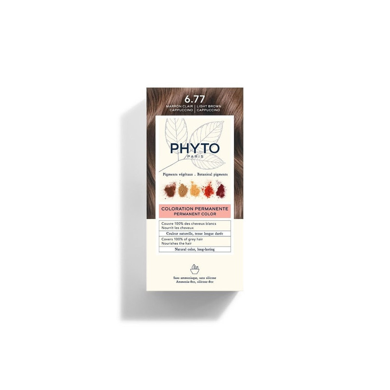 PHYTOCOLOR 6.77 MARRON CLARO CAPUCHINO