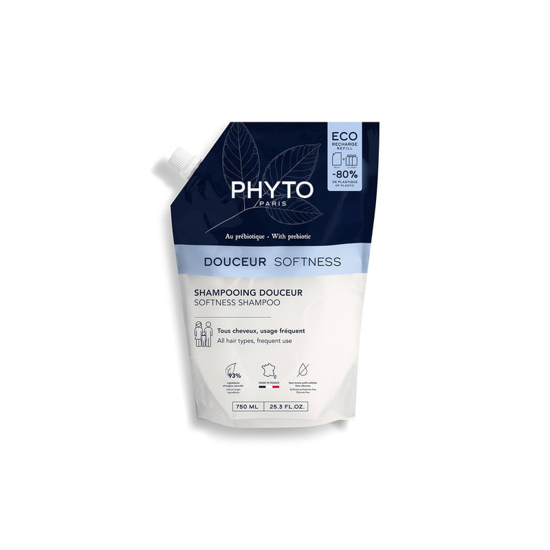 PHYTO SUAVIDAD CHAMPU RECARGA 750 ML
