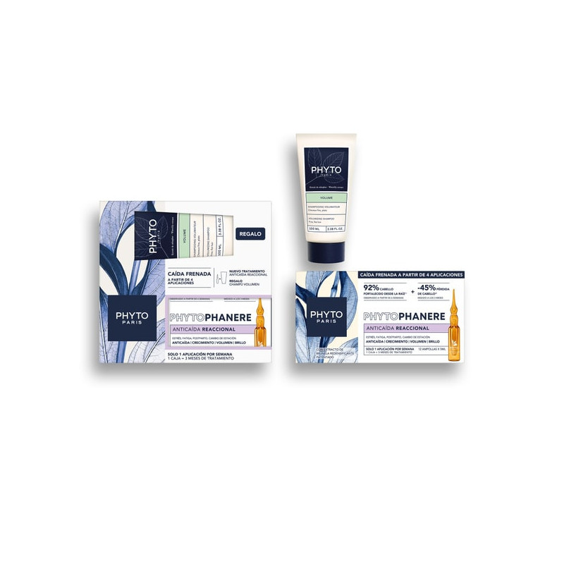 PHYTOPHANERE REACIONAL SET + CHAMPÚ VOLUMEN