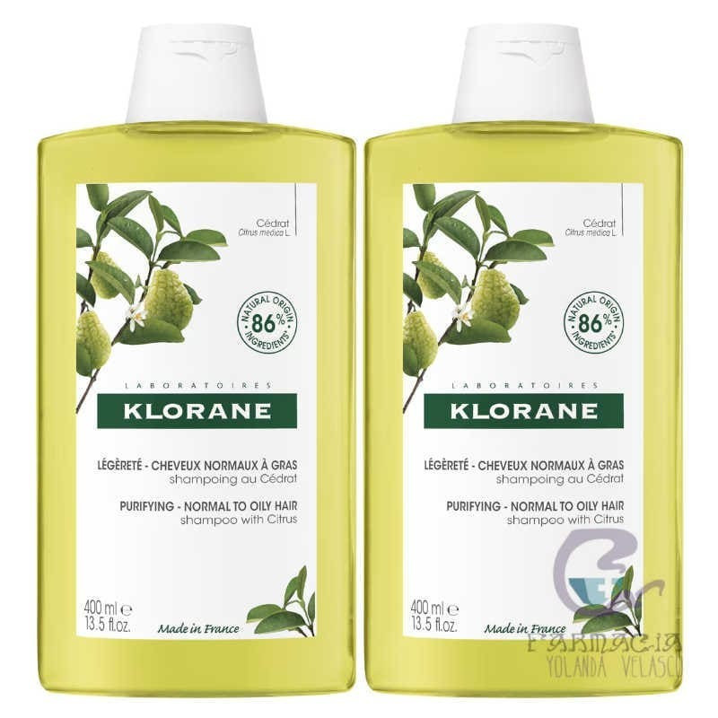KLORANE PACK CHAMPU A LA CIDRA