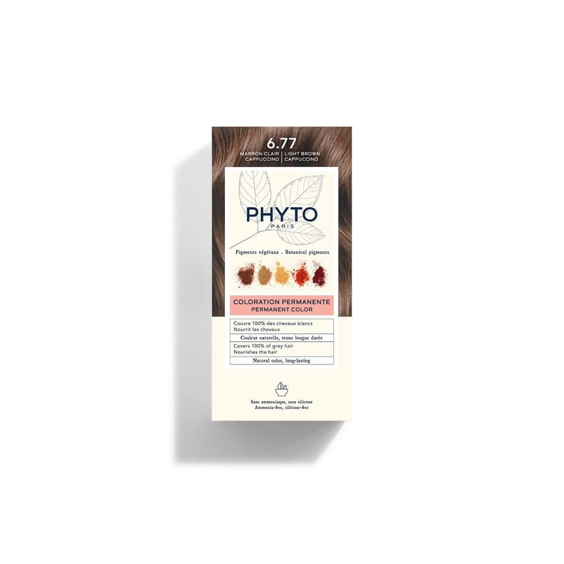 PHYTOCOLOR 6.77 MARRON CLARO CAPUCHINO