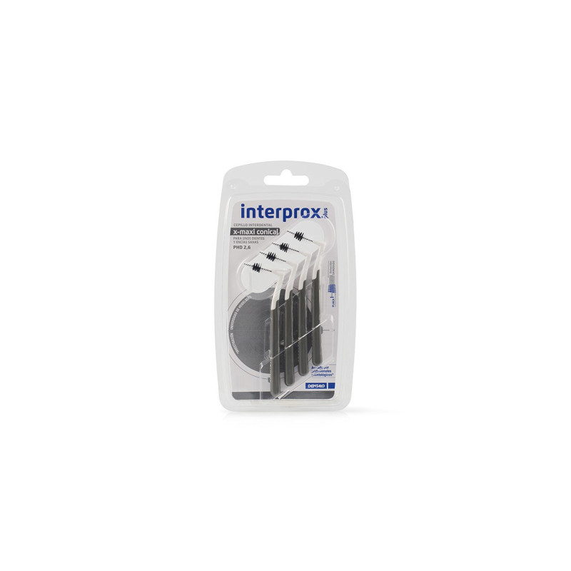 CEPILLO INTERPROX PLUS X-MAXI DENTAID 4 UNID