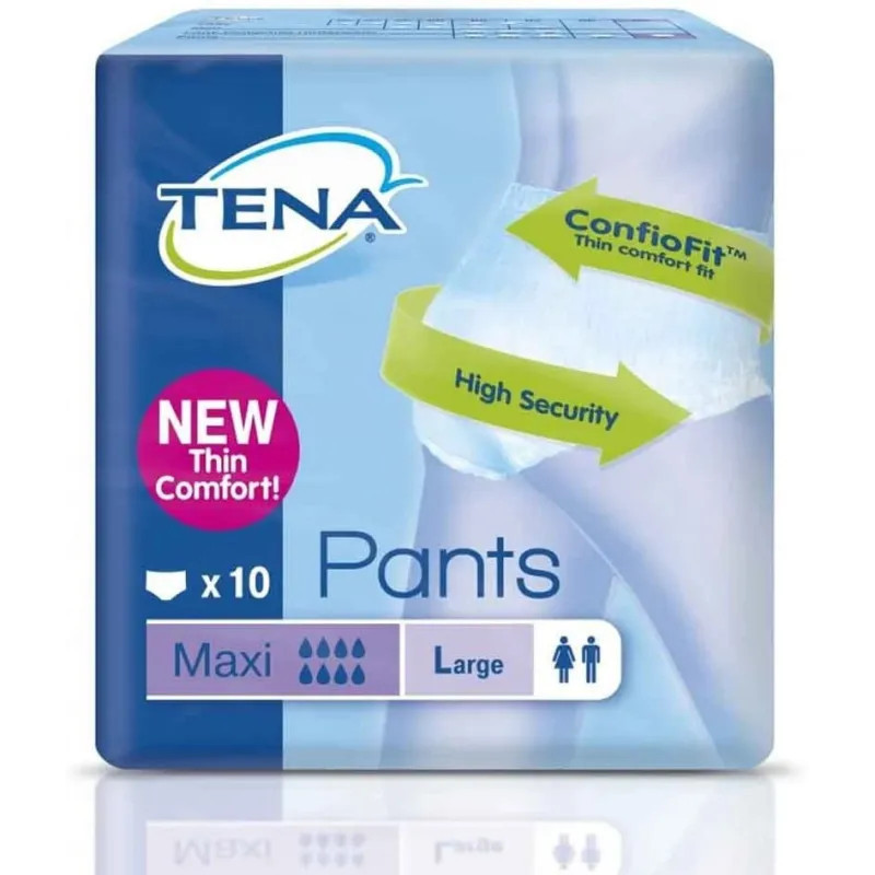 ABSORB INC ORINA TENA PANTS MAXI T- GDE 10 U