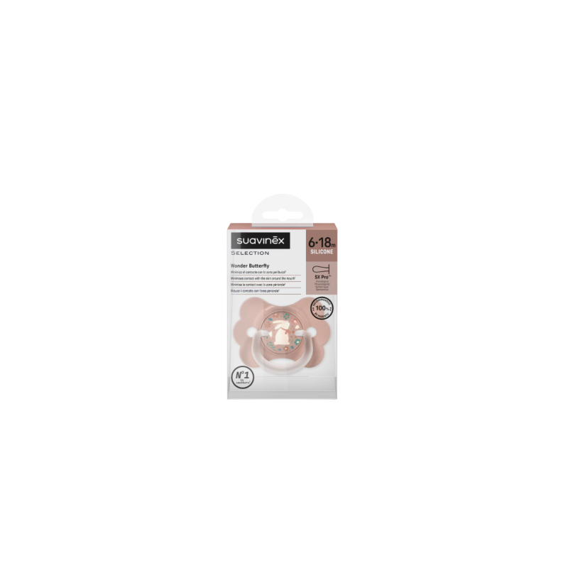 SUAVINEX PREMIUM CHUPETE SILICONA FISIOLOGICO +4 M