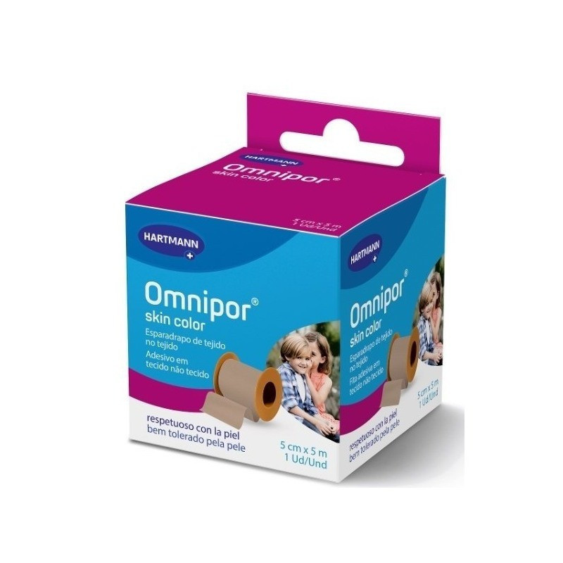 HARTMANN ESPARADRAPO HIPOALERGICO OMNIPOR DE PAPEL 5 M X 5 CM
