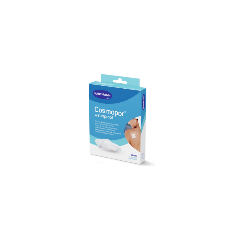 COSMOPOR WATERPROOF APOSITO ADHESIVO 10 CM X 8 CM 5 U