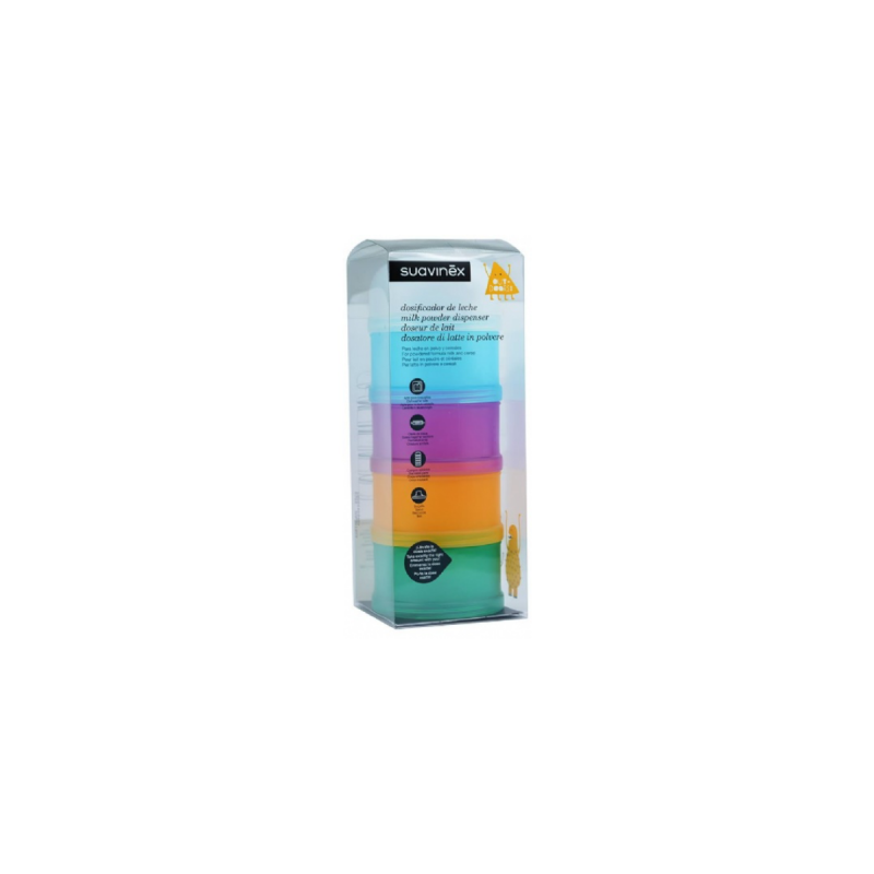 SUAVINEX DOSIFICADOR LECHE Y CEREALES EN POLVO + 4 M