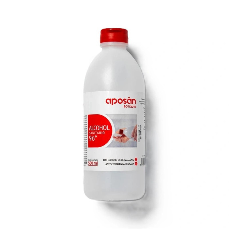 ALCOHOL 96º APOSAN 1 FRASCO 500 ML