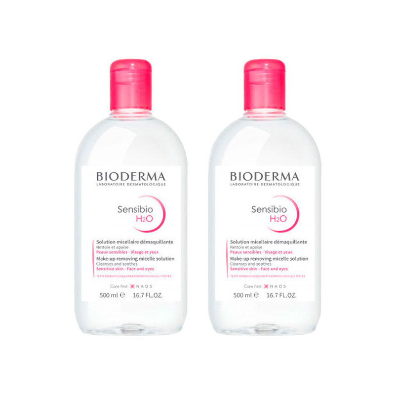 BIODERMA AGUA MICELAR SENSIBIO DUPLO 500 ML+ 500 ML