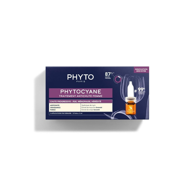 PHYTO PHYTOCYANE MUJER PROGRESIVA 12 AMPOLLAS