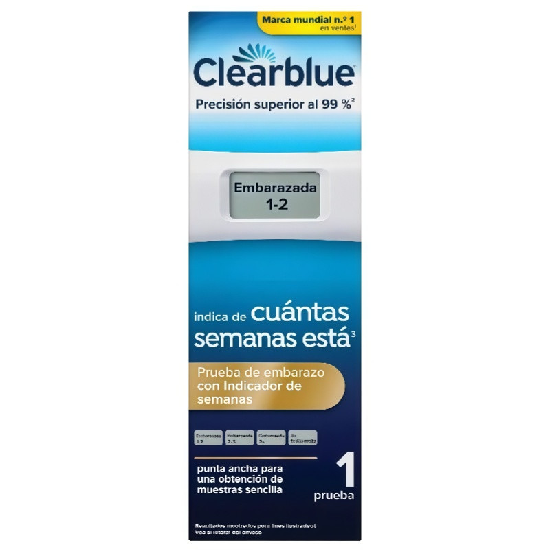 CLEARBLUE DIGIT TEST CUANTAS SEMANAS  EMBARAZO