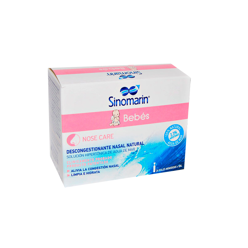 SINOMARIN BEBES LIMPIEZA NASAL MONODOSIS 24 VIALES X 5 ML
