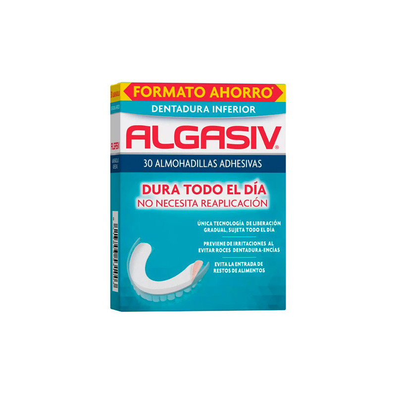 ALGASIV DENTADURA INFERIOR 30 UNID