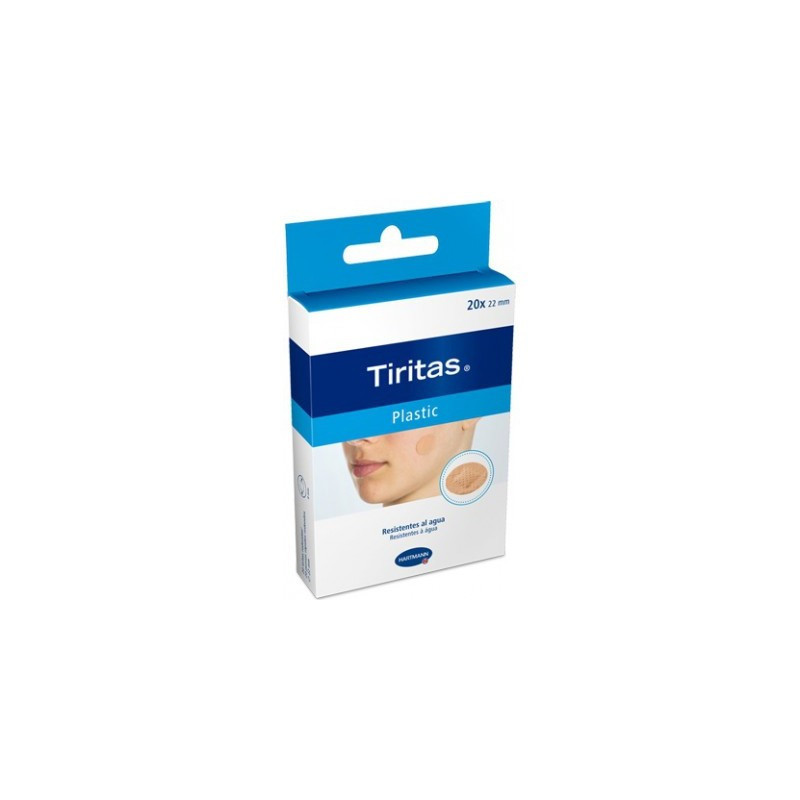 TIRITAS PLASTIC APOSITO ADHESIVO REDONDAS 22 MM 20 U