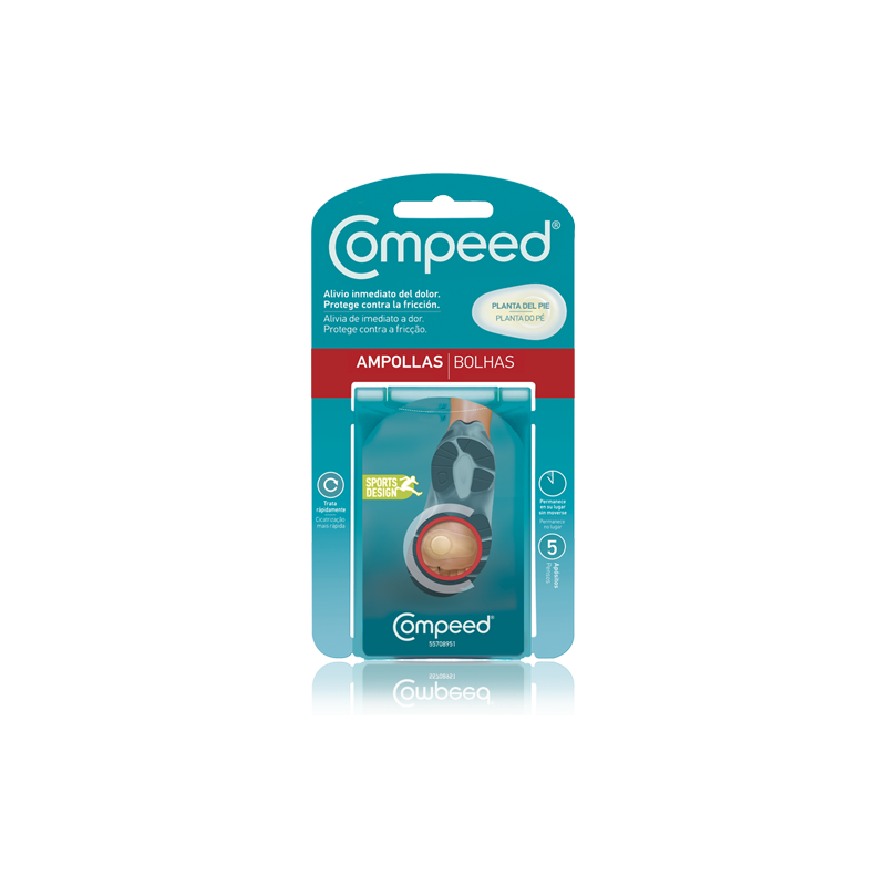 COMPEED AMPOLLA PLANTA PIE 5 UNID