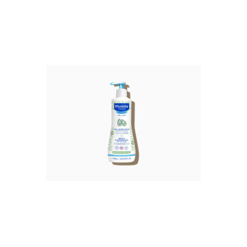 Mustela Gel de Baño Suave con Aguacate Bio 500 ml