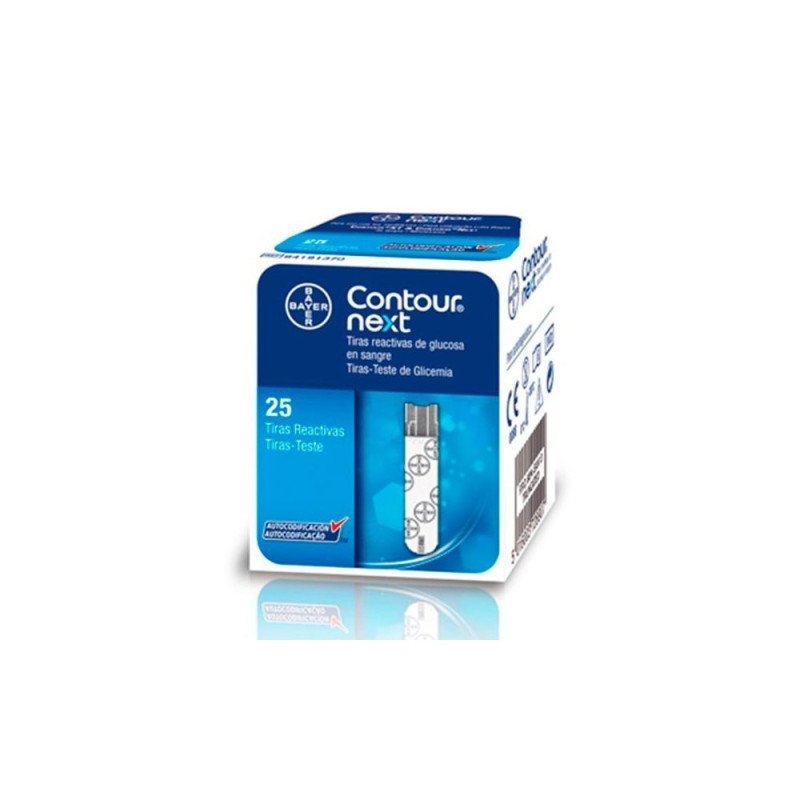 TIRAS REACTIVAS GLUCEMIA CONTOUR NEXT 25 U