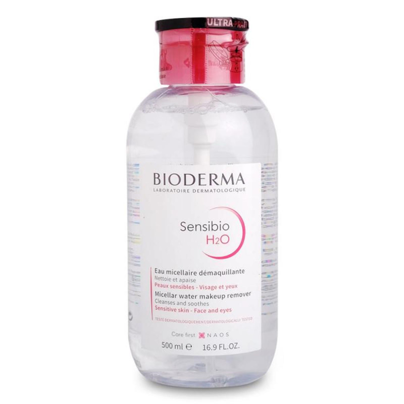 BIODERMA SENSIBIO AGUA  MICELAR 500 ML FRASCO BOMBA DOSIFICADORA