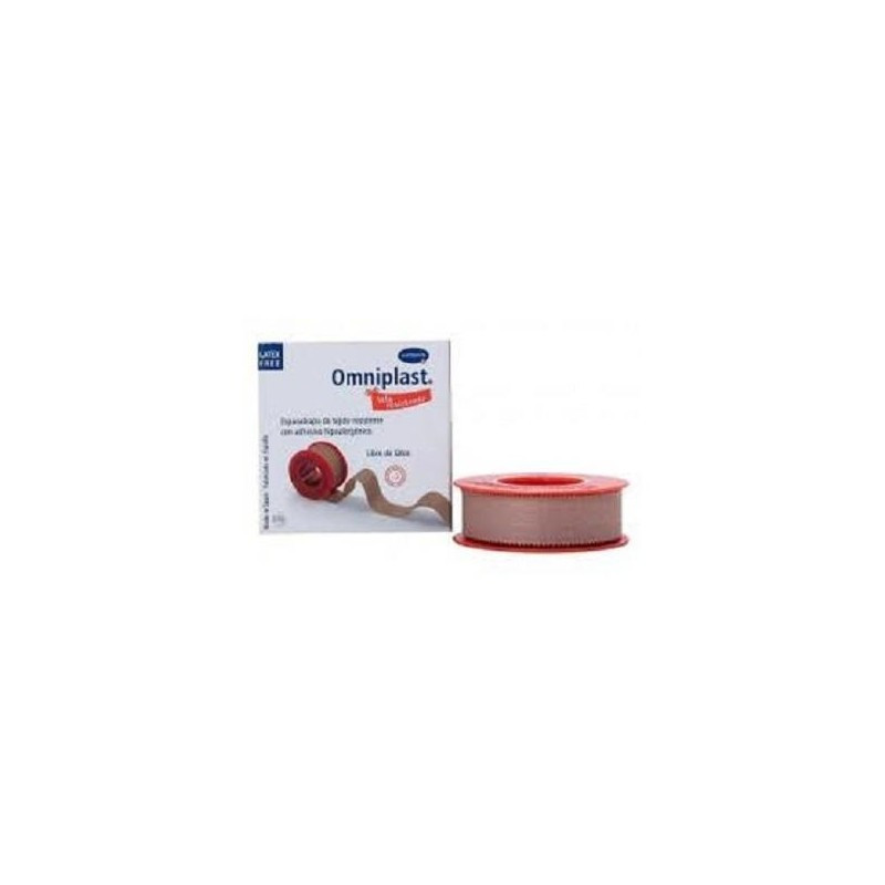 ESPARADRAPO HIPOALERGICO OMNIPLAST TEJIDO RESISTENTE 5 M X 1,25 CM