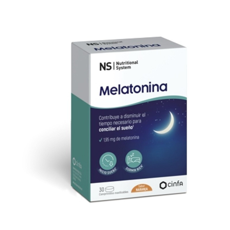 NS MELATONINA 1.95 MG 30 COMP MASTICABLES